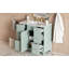 Meuble-lavabo de 36 po avec lavabo, tiroirs et tablette ajustable Olita