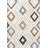 Peru Diamond Tribal High-Low Multi/Cream Rug-421791297