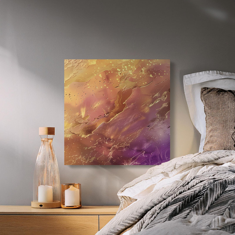 Akur No Frame Print on Canvas, 25.4 cm H  x 25.4 cm W