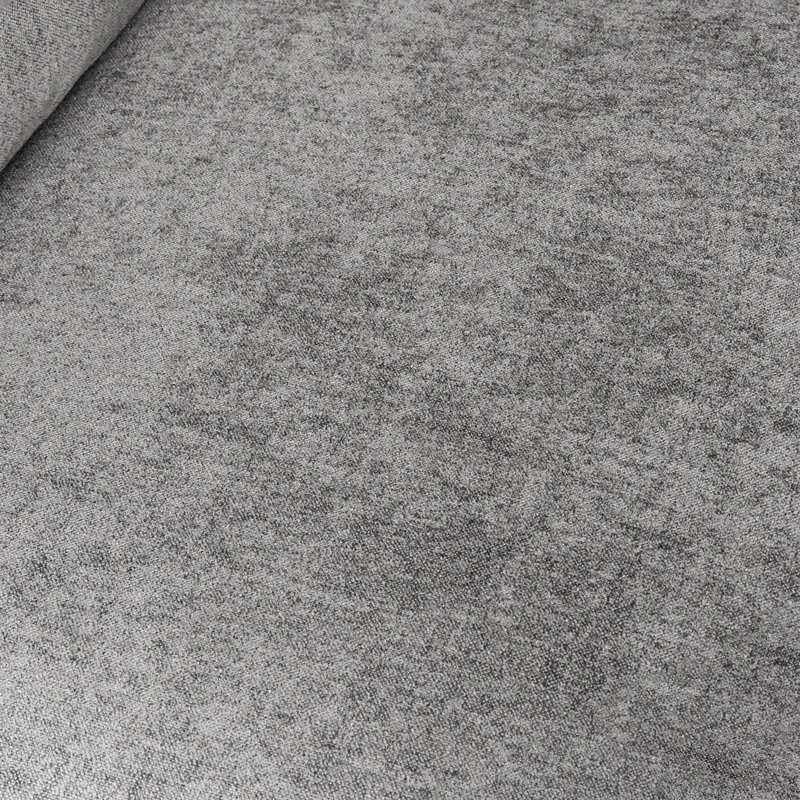 Canapé modulaire rembourré 3 places, Gris, 3, 23.23" H x 117.9" W x 39.3" D