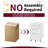 Fully Assembled 3-Drawer Mobile File Cabinet with Locking Drawers, Anti-Tip Design & Wheels for Home Office-2022304165