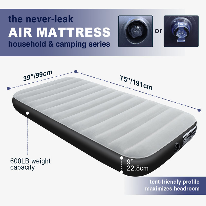 Ireen 9cm Air Bed Single (No Pump)