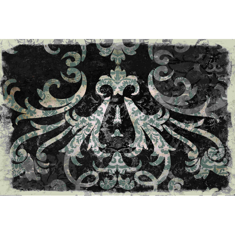 Impression sur toile tendue, "Damask Mirror", H 8 po x l 12 po