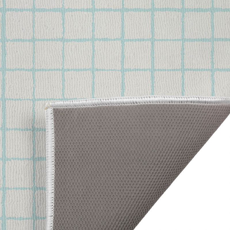 Paillasson Rebar, Bleu clair / bleu, L 17 po x L 24 po