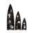 Keasal 77'' H x 21.5'' W Solid Wood Boat Bookcase-671660532