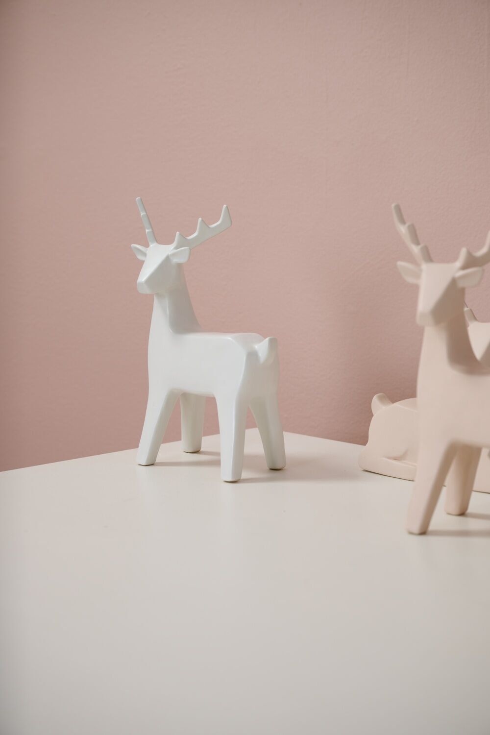 Malese Christmas Reindeer Figurines & Collectibles