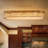 1 - Light 38.6" Luxury Rectangle Crystal LED Dimmable Flush Mount
