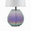 Lampe de table en verre irisé