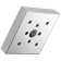 Siderna® Square Raincan Showerhead with H2OKinetic® Technology