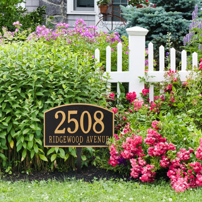 Legacy 2-Line Lawn Address Sign
