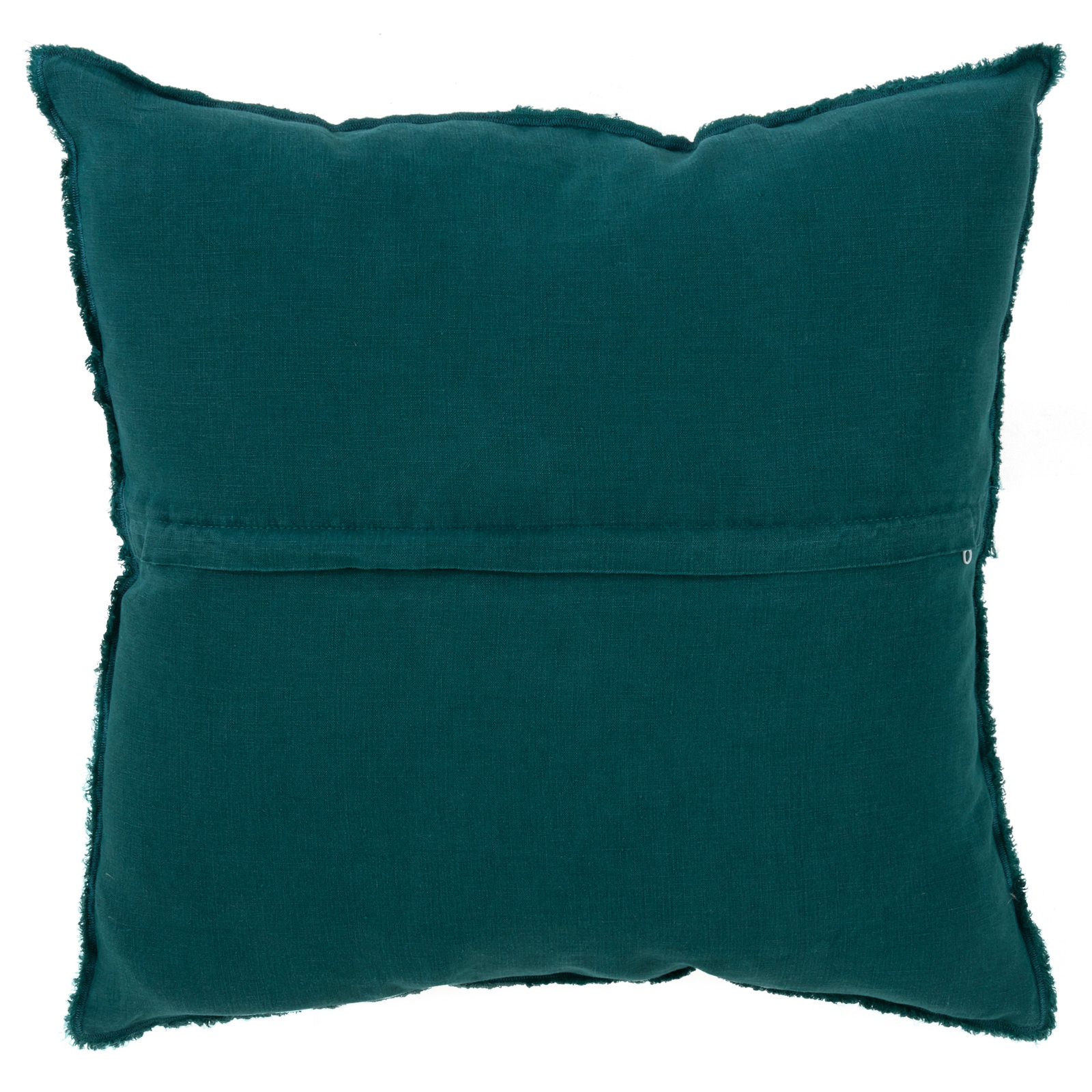 Filia 20" x 20" Linen Throw Pillow, Jasper Green