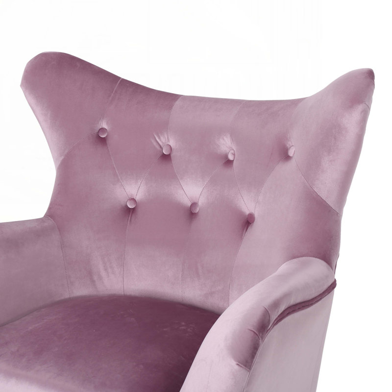 Fauteuil club en polyester avec pieds en bois de chêne, Gris