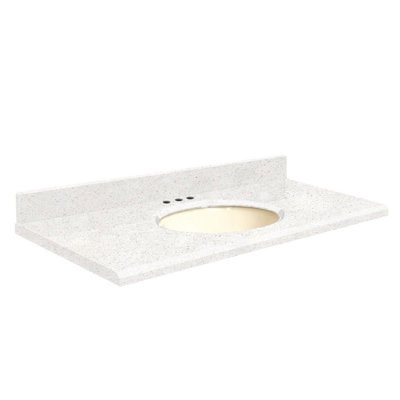 Dessus de salle de bain simple 31 po meuble-lavabo