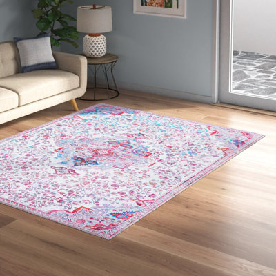 Tapis ivoire / rouge Kingsford
