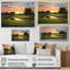 «Golf Dawn On The Put II» - art mural golf-587268601-587268606