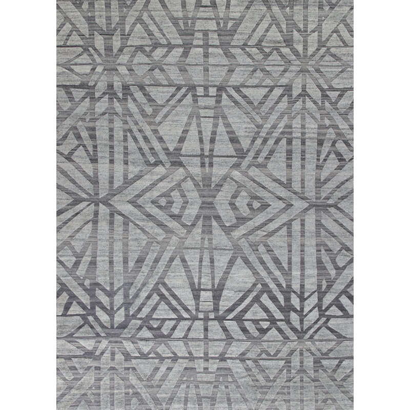 Bariloche Wool Geometric Area Rug, Runner 3' x 10'