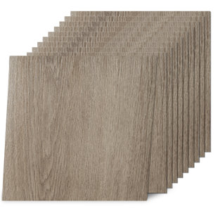 12" x 12" Luxury Vinyl Tile,Self-adhesive Vinyl Flooring