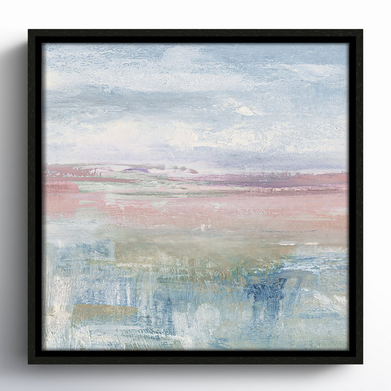 «Effa Back Shandelee II» par - reproduction sur toile flottante, Cadre espresso, H 13,5 po x l 13,5 po x P 2 po