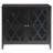 Black Console Table with Shelf Inside