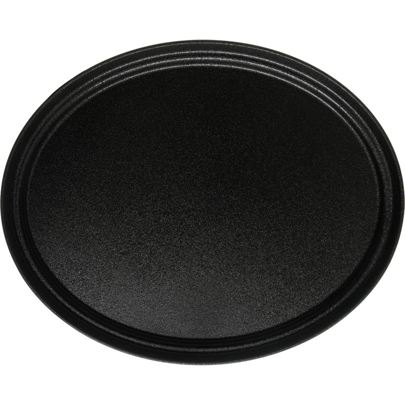 Carlisle Food Service Products Griptite Plastic Tray, 1"H x 19"W x 24"L, Black