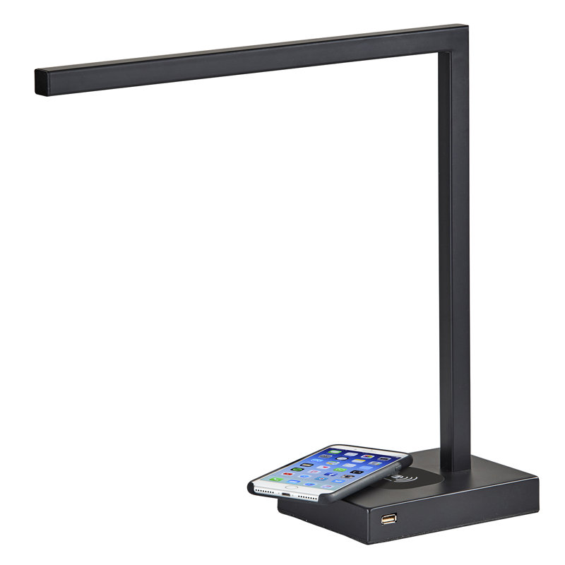 Metal USB Desk Lamp, Matte Black