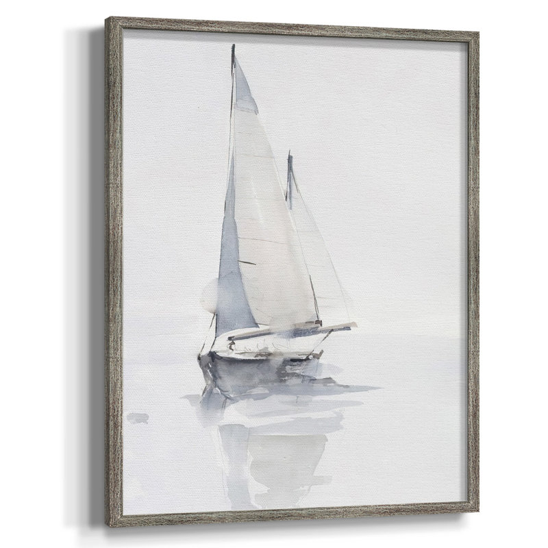 «Inkwell Intersect II», reproduction encadrée, Pas de tapis, Toile avec cadre noyer