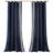 Lush Decor Luxury Modern Square Embroidery Border Semi-Sheer Single Curtain Panel-92077698