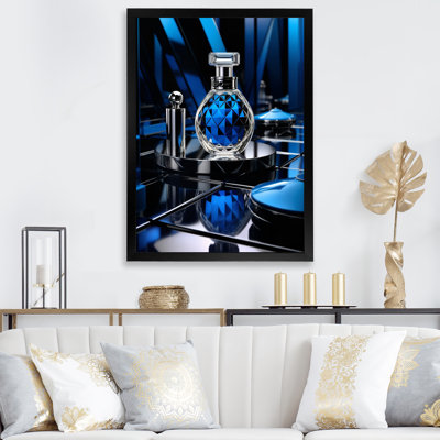 «Laiyton Fashion Blue Perfume Delight I», reproduction d'art sur toile