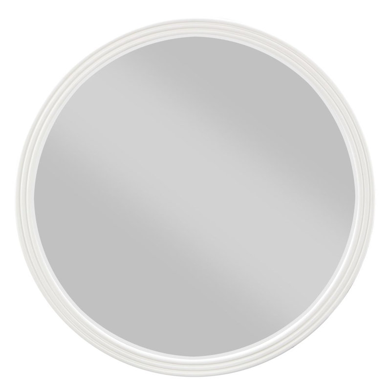 Miroir rond gris Carena