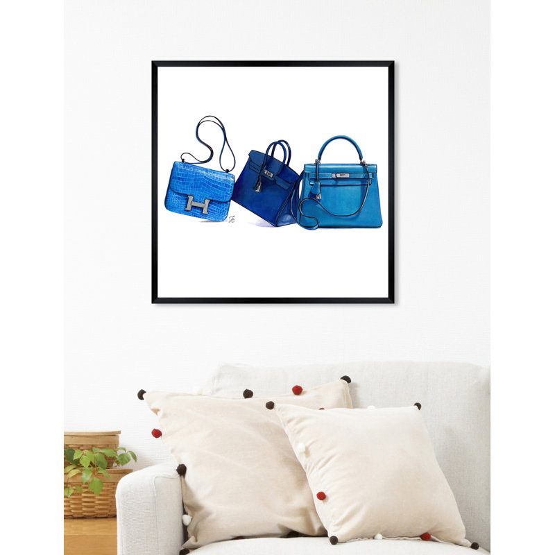 «Damilola Doll Memories Blue Shades», impression, H 22 po x l 22 po x P 0,5 po, Cadre photo