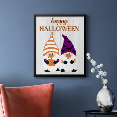 Halloween Gnomes Premium Framed Canvas - Ready to Hang