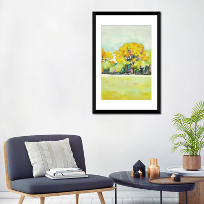 « golden landscape ii », reproduction sur toile tendue
