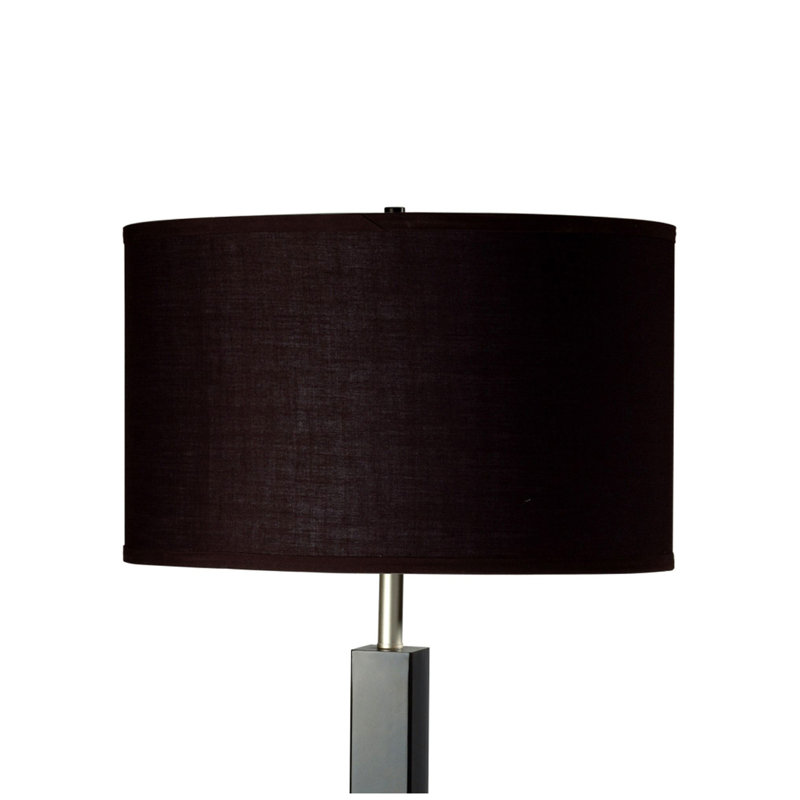 Lampe de table haute 30 po en polyrésine, abat-jour en tissu