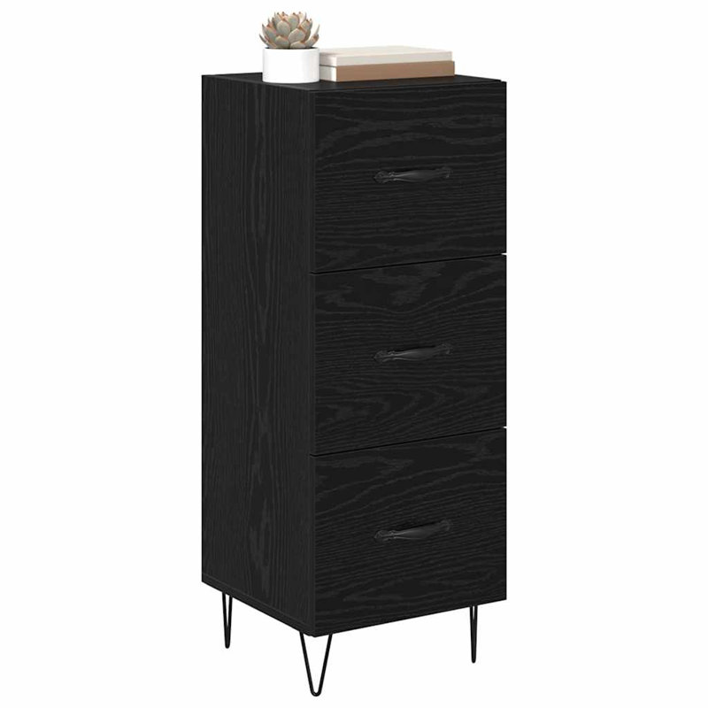 Accent Cabinet, Black Oak