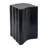 Black 21 Irregular End Table With Split Design, Small Space For Indoor Outdoor Use, And Fiberglass Materials-1054440804