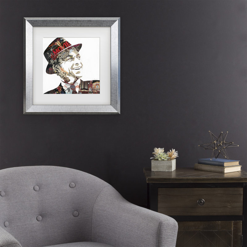 Ines Kouidis, art encadré «Franky», Argent, H 19,5 po x l 19,5 po x P 0,75 po