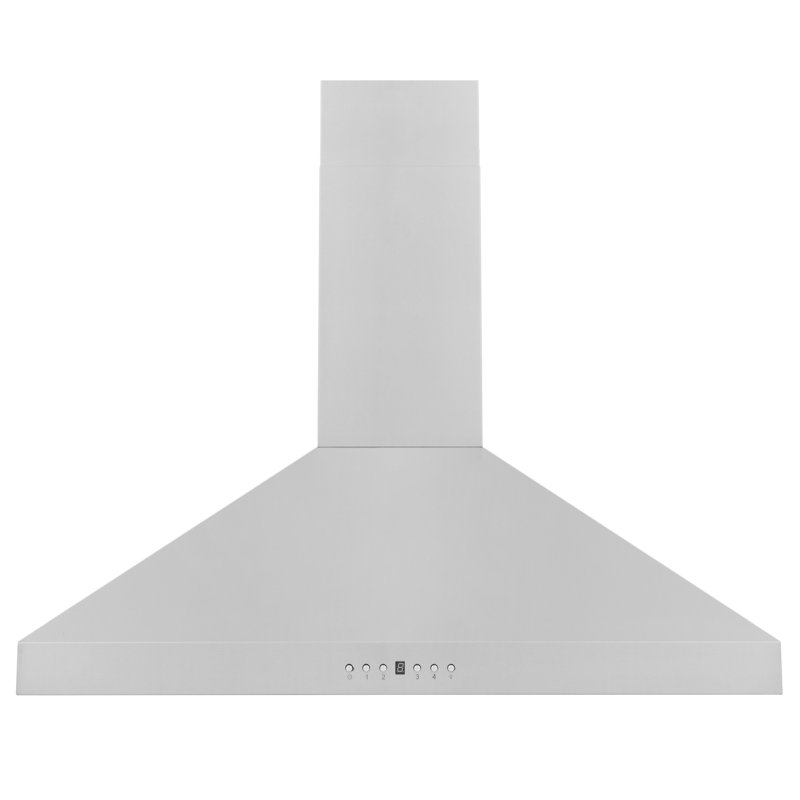 36" KL3 400 CFM Convertible Wall Mount Range Hood in Brushed Stainless Steel, 30"