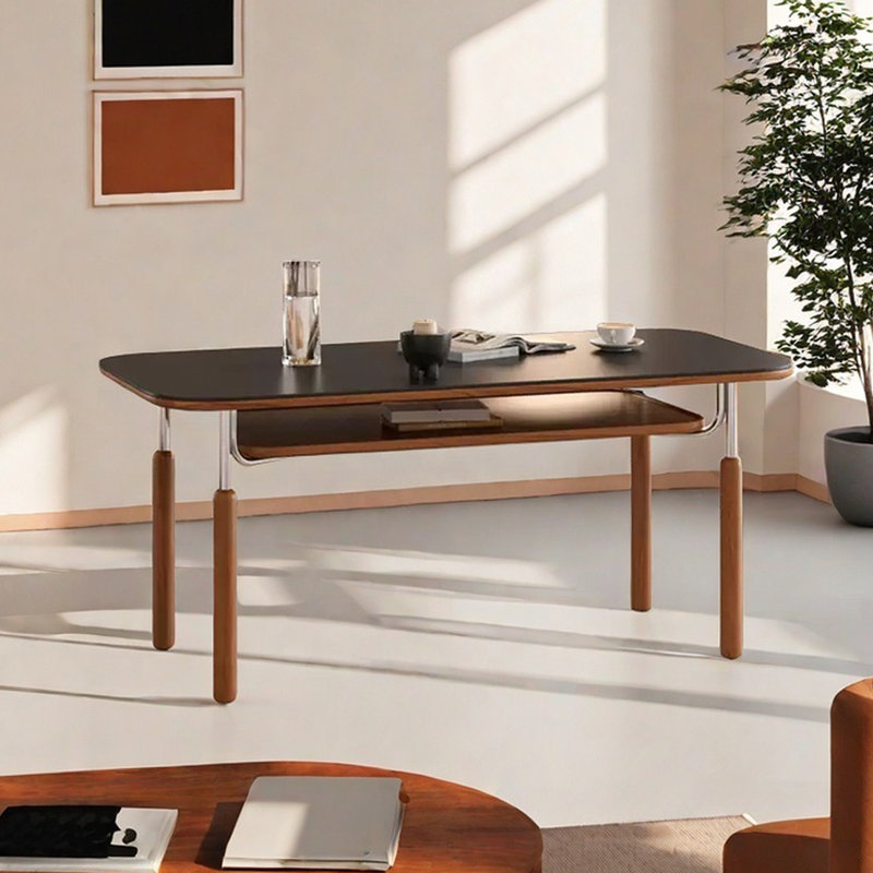 Table de salle à manger de style minimaliste, H 29,52 po x L 70,86 po x l 31,49 po