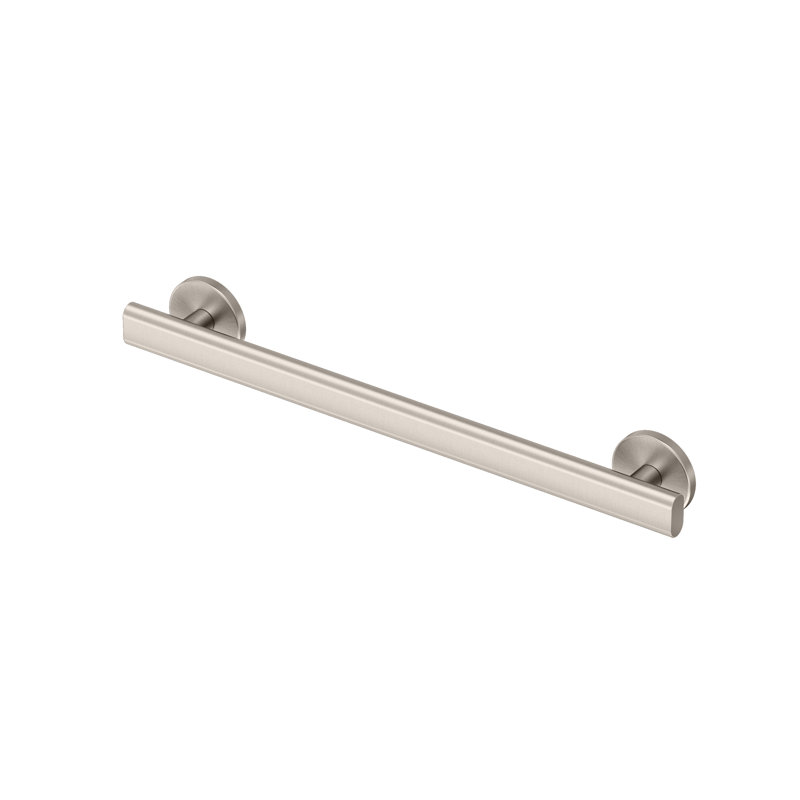 Nouveau Grab Bar, Satin Nickel, 2.38" H x 28" W x 1.25" D