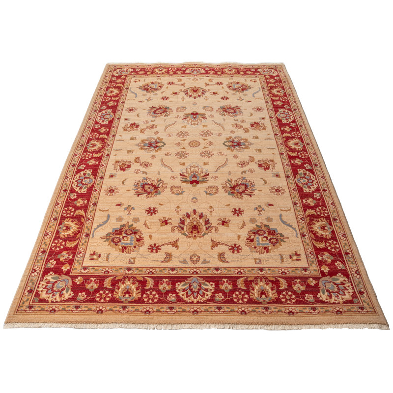 Oriental Wool Area Rug, Rectangular 60 x 85cm
