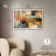 "Urban Patchwork I Shadowbox Print", art mural abstrait par Art Remedy, cadre blanc, 37 x 25-944162058-944162056