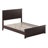 Francoise Solid Wood Low Profile Platform Bed with Matching Footboard-634266281-634266280