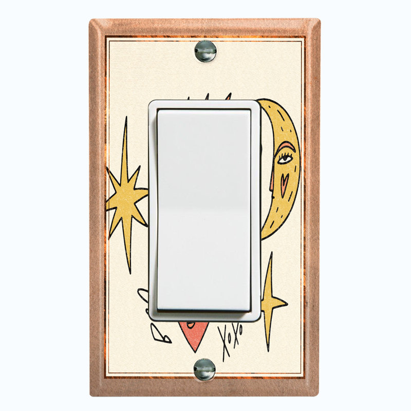 Vintage Prints & Art 1 - Gang Toggle Light Switch Standard Wall Plate