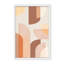 Abstract Retro Geometric by  - Picture Frame Graphic Art on Paper-81387122-131292501-131292502