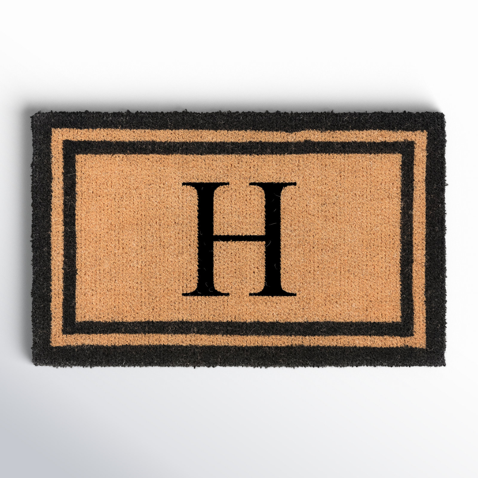 Birch Lane™ Sanka Your Own Monogrammed Welcome 36 in. x 22 in. Outdoor Door Mat & Reviews | Birch Lane