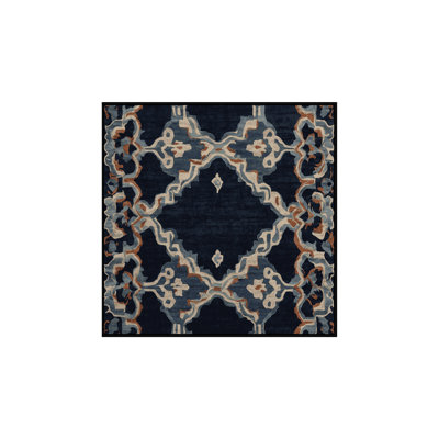 Machine Washable Gray Area Rug