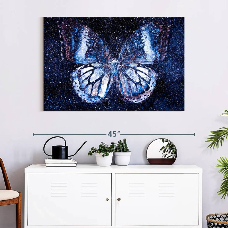 Cosmic Butterfly, 26" H x 39" W