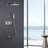 Trustmade 3 Function Temperature Control Complete Shower System With Rough-In Valve, 10 Inches