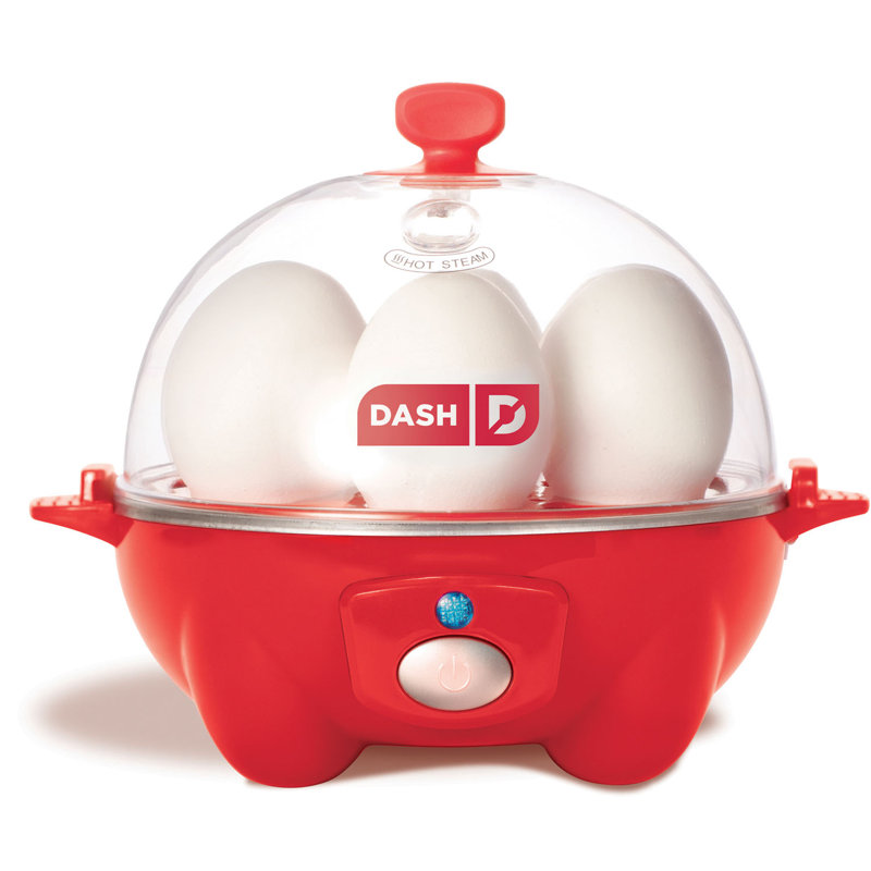 Dash Rapid 6 Egg Cooker, Red