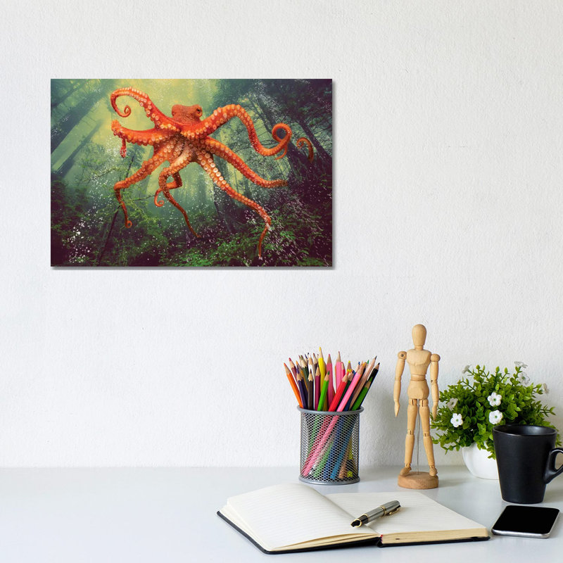 Octo Forest by David Loblaw - Print on Canvas, 20.32 cm H x 30.48 cm W, Wrapped Canvas